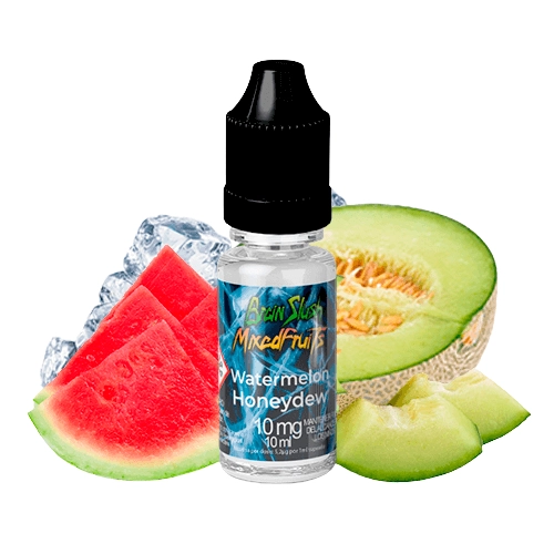 Brain Slush Salts Mixed Fruits Watermelon Honeydew 10ml