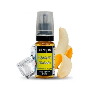 Sales de nicotina Drops Bar Salts Creamy Banana 10ml