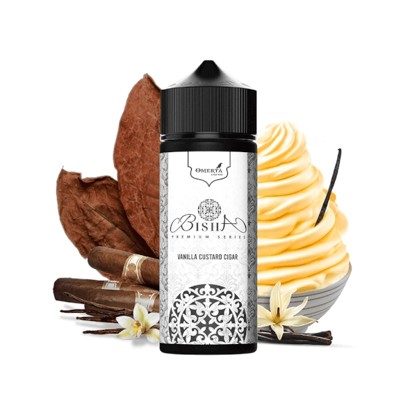 Omerta Bisha Vanilla Custard Cigar Aroma Long 20ml