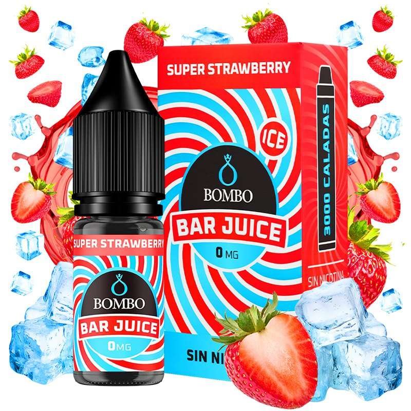Super Strawberry Ice 10ml - Bombo Bar Juice