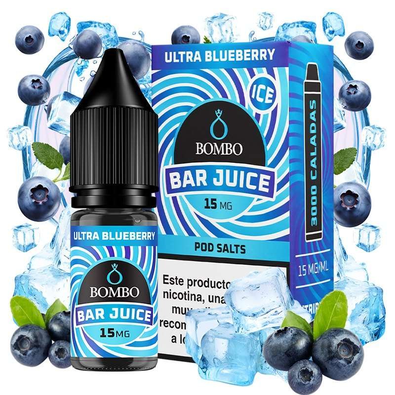 Ultra Blueberry Ice 10ml - Bombo Bar Juice