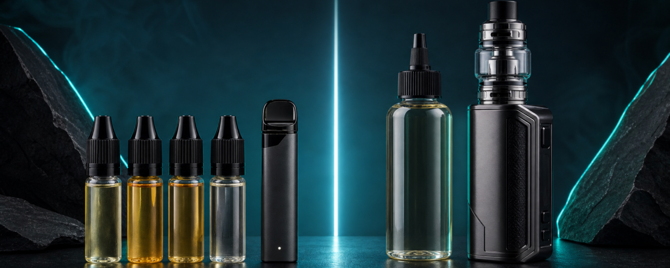 Guía comparativa KVShop sobre sales de nicotina vs líquido tradicional